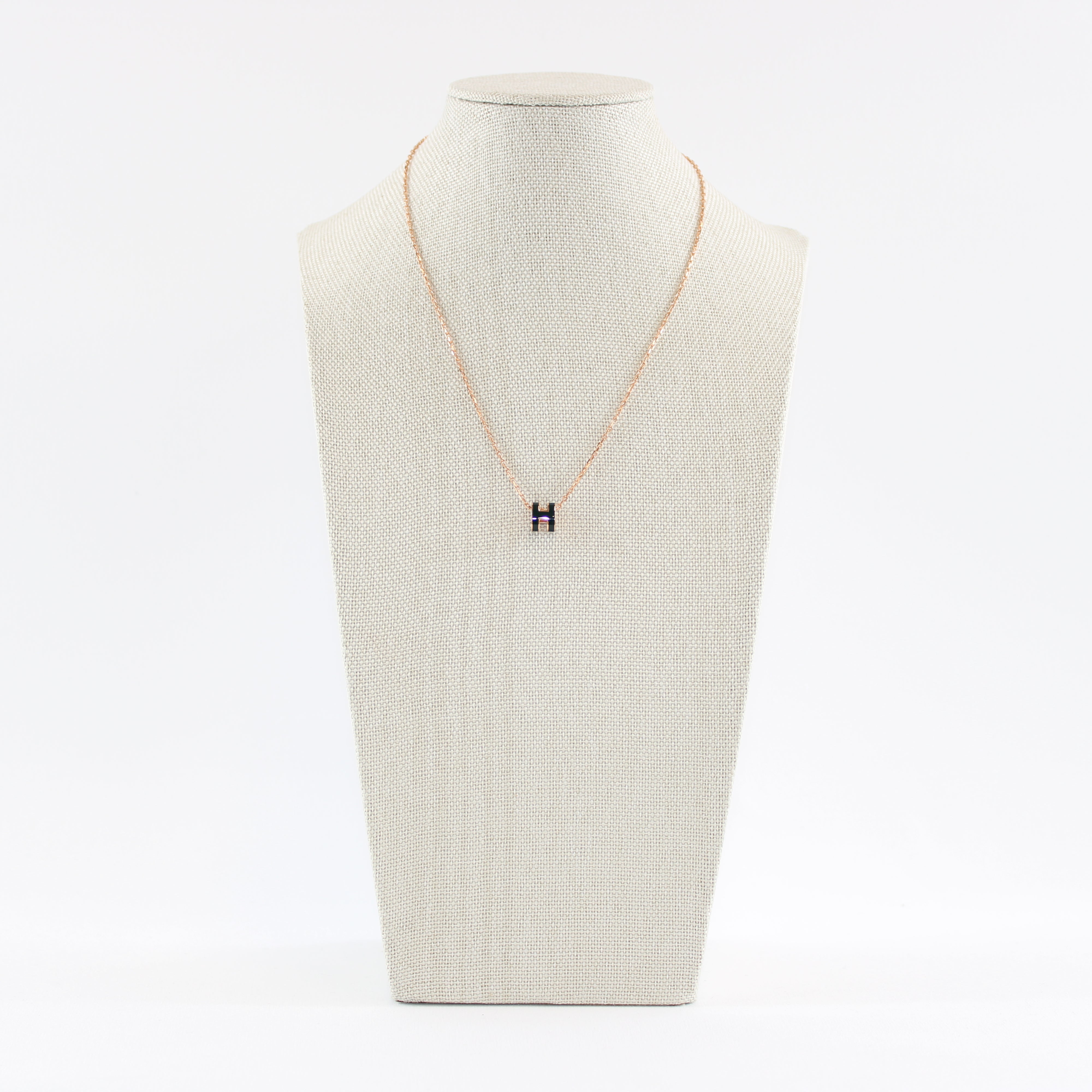 Hermes Mini Pop H Pendant Necklace